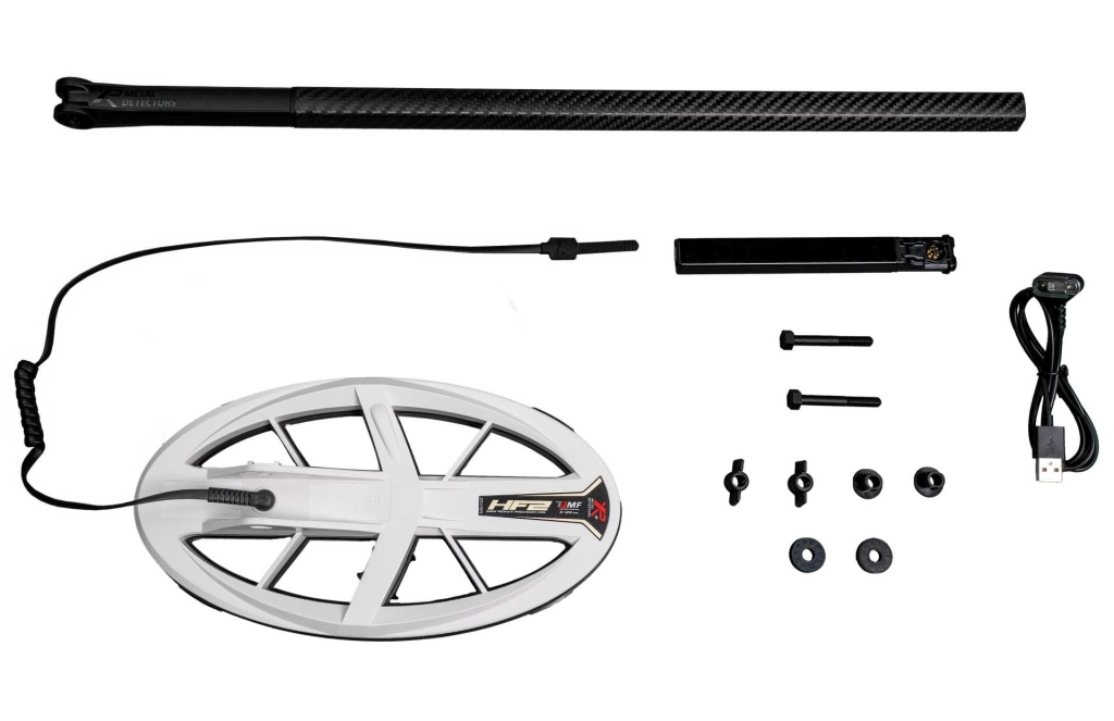 XP HF2 Hochfrequenz Suchspule 24x13cm elliptisch Lieferumfang